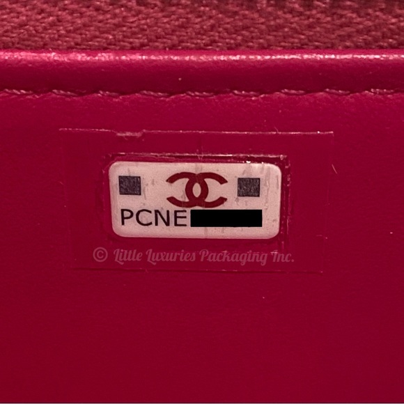 NWT Authentic Chanel Fuchsia Pink Leather Vanity Case Handbag with Jeweled Chain - Picture 10 of 16